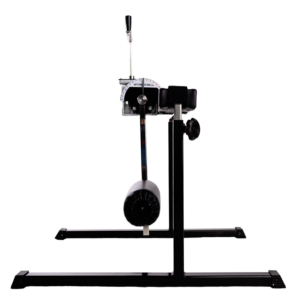 Adjustable leg extension and curl machine